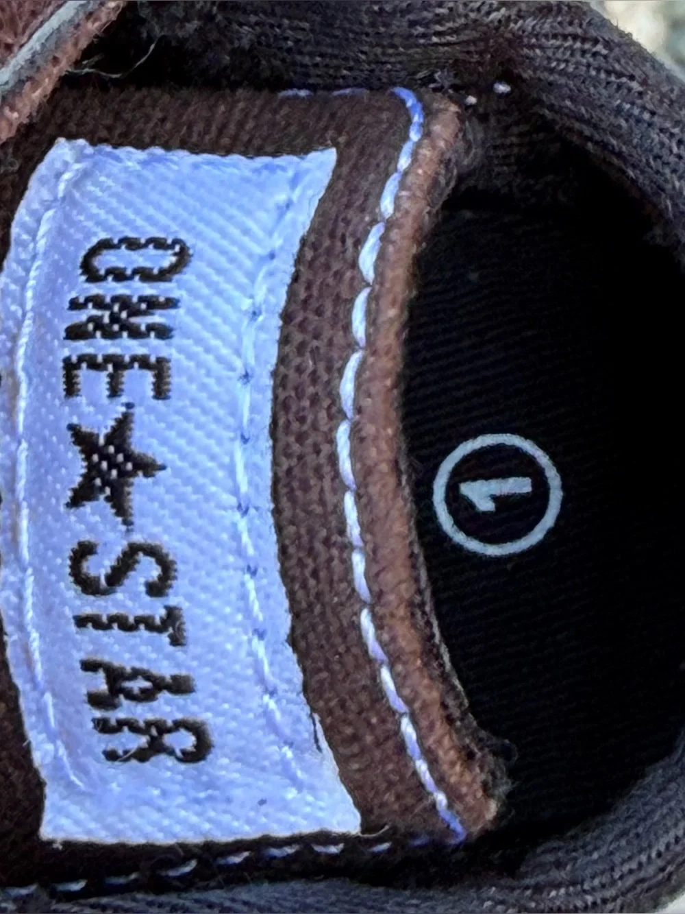 Converse One Star Crib Sneakers Brown‎ / Black Infant Baby 1